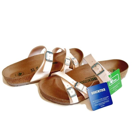 Birkenstock Franca Birkibuc Sandals Womens Size 10 Light Rose Regular Fit EU 41 - Picture 11 of 11